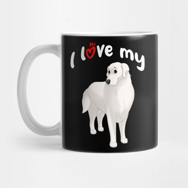 I Love My Great Pyrenees Dog by millersye